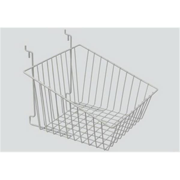 Dwellingdesigns BSK14CH 12 x 12 x 8 in Sloped Front Basket Chrome DW1104883 - main